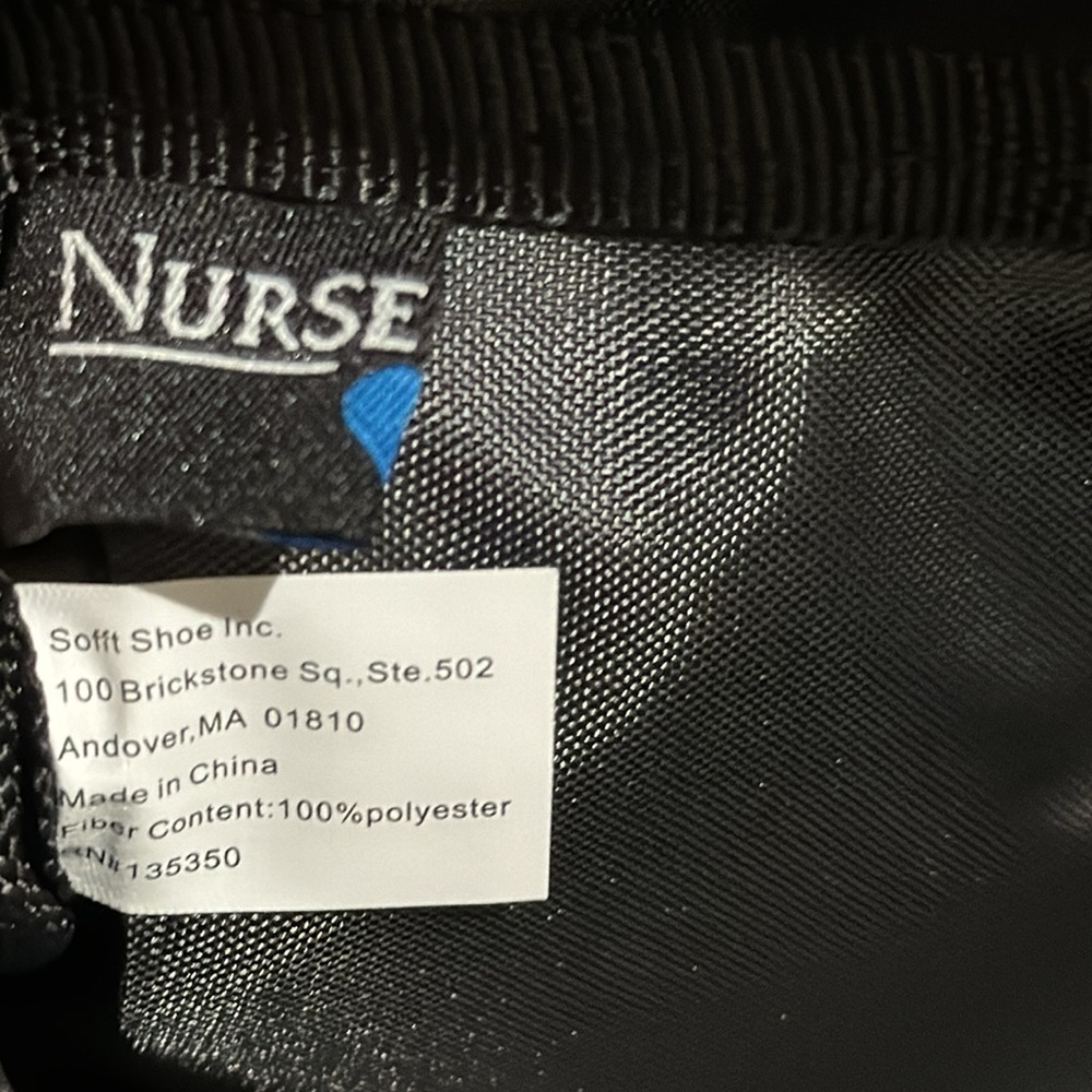 Nurse Mates Butterfly Silver Gray Jacquard Medical Professional Carry Bag - Picture 7 of 9